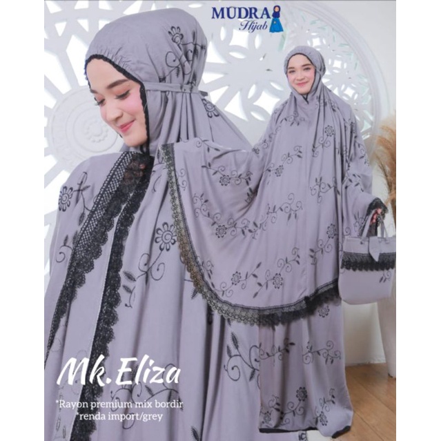 Mukena Eliza Mukena Dewasa Mukena Bordir Dan Renda
