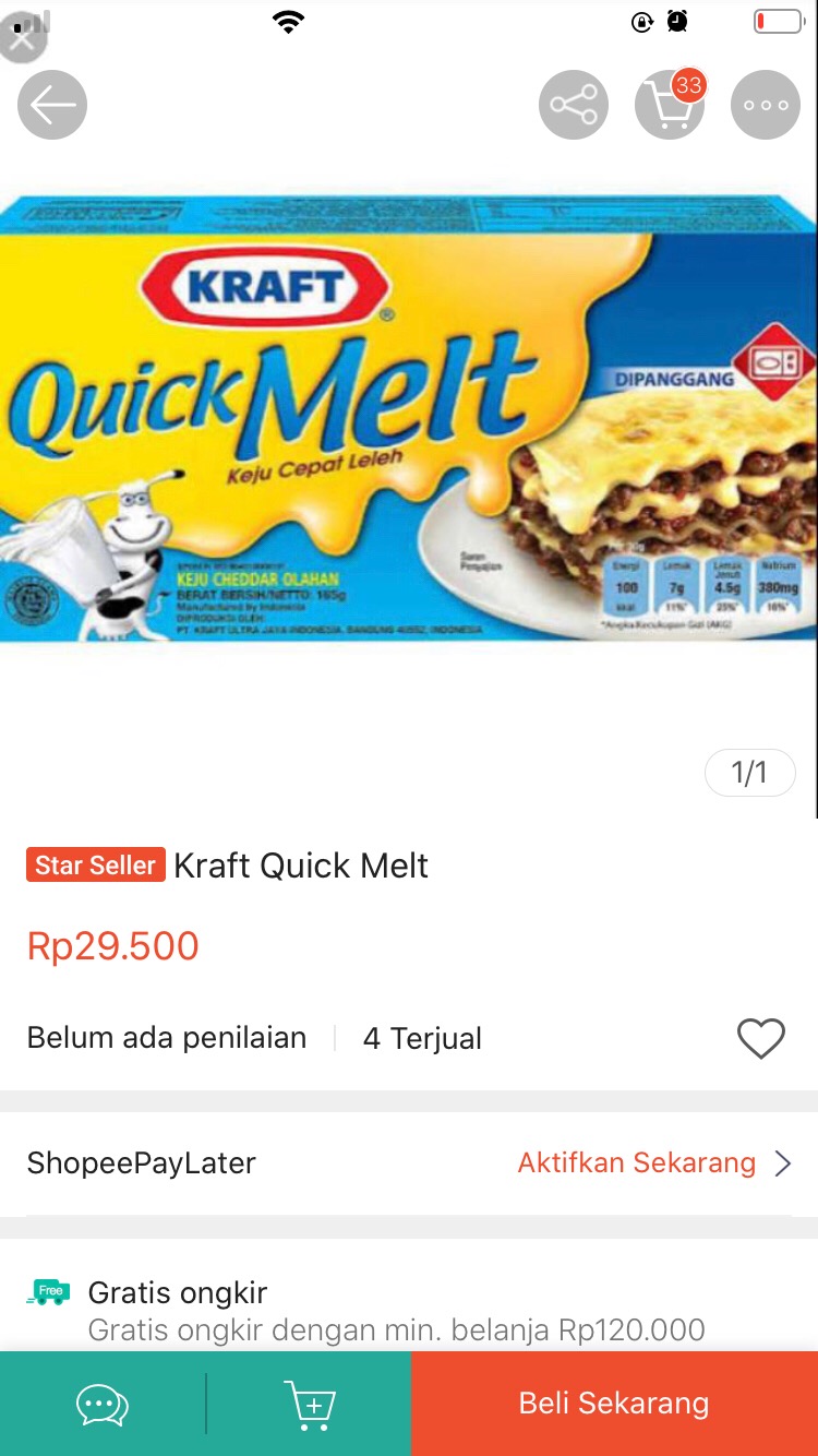 Kraft Quick Melt