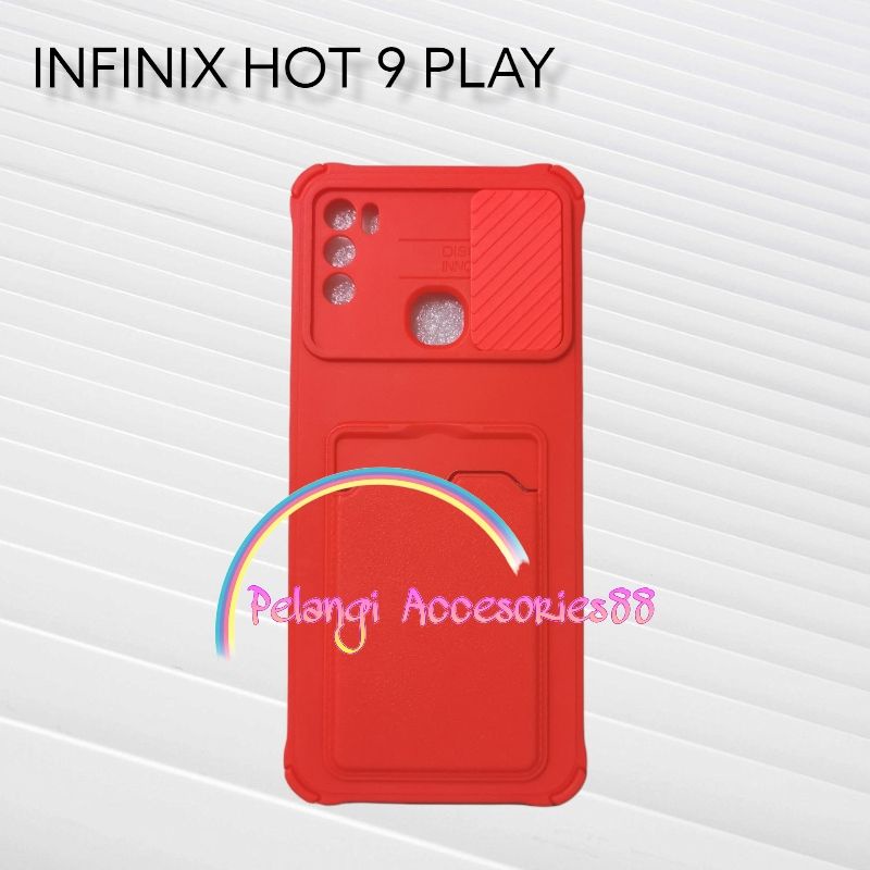 CASE INFINIX HOT 9 PLAY CASE SOFTCASE SLEDING WARNA WARNI