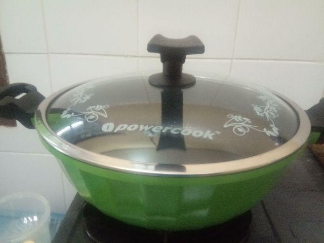 Wajan Marble/ Wok Tca Wajan Serbaguna Ada Merk Suggo Dan Powercook