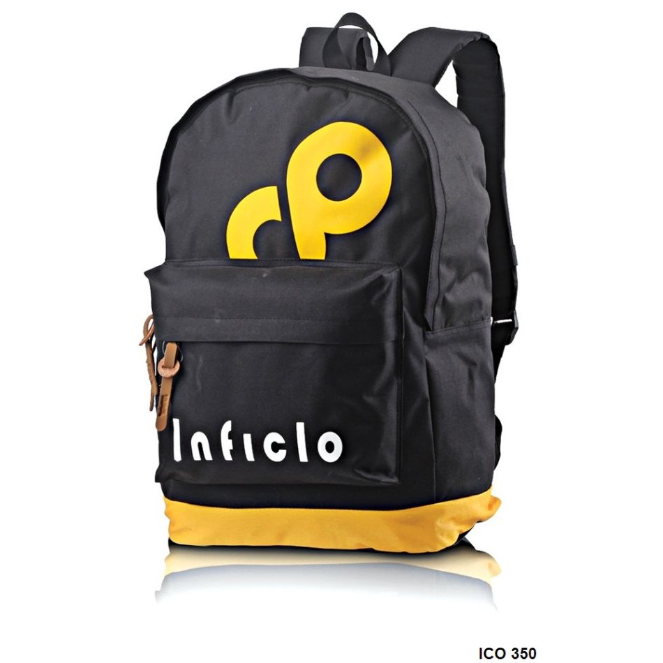 Tas Sekolah Sma D 300 Hitam Kuning Laptop – ICO 350