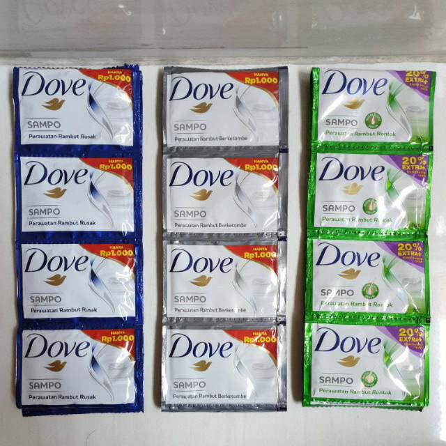 DOVE RENTENG // SHAMPO DOVE RENTENG ISI 12 SUPER MURAH