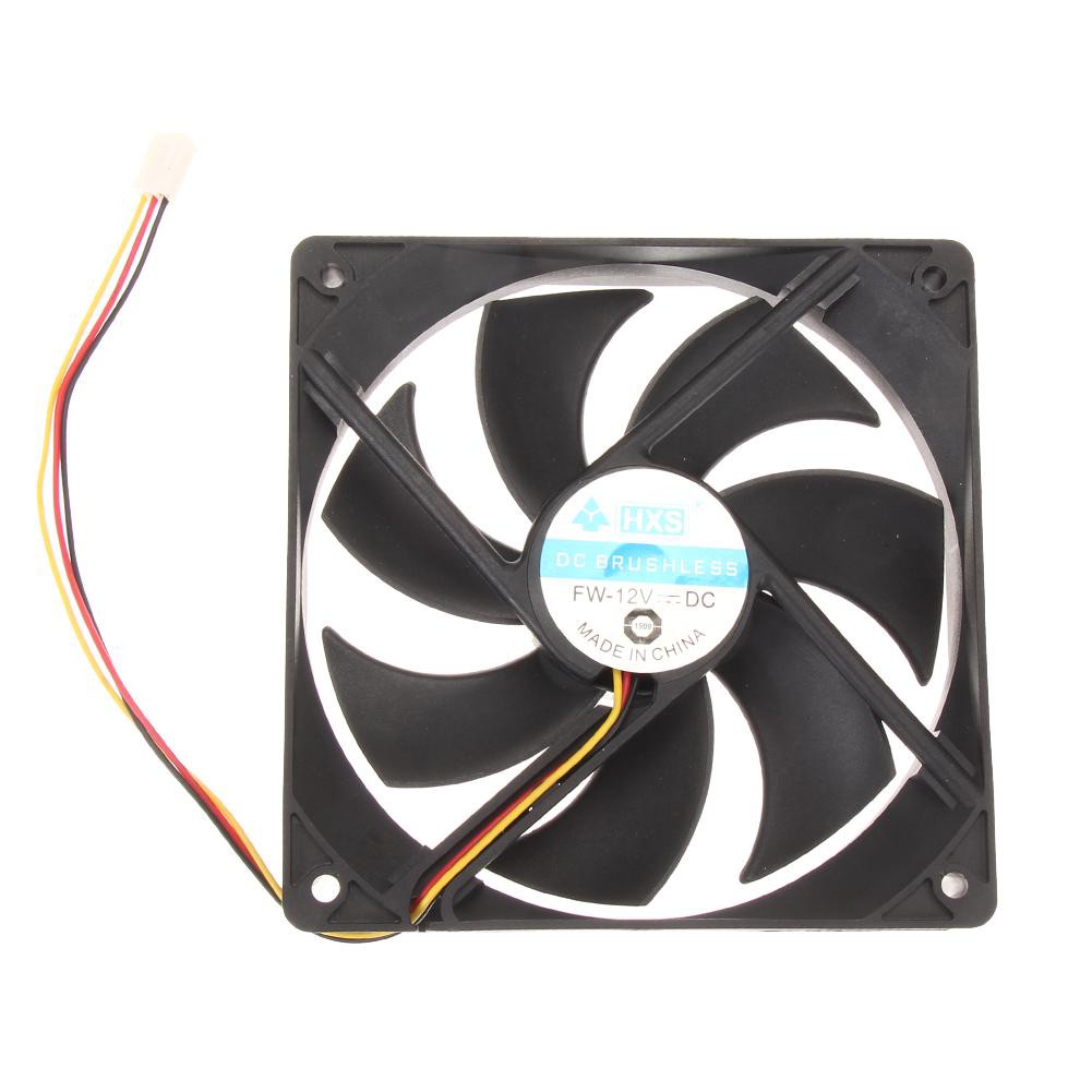 120mm 120x25mm 12v 3pin Dc Brushless Pc Computer Case Cooling Fan Shopee Indonesia