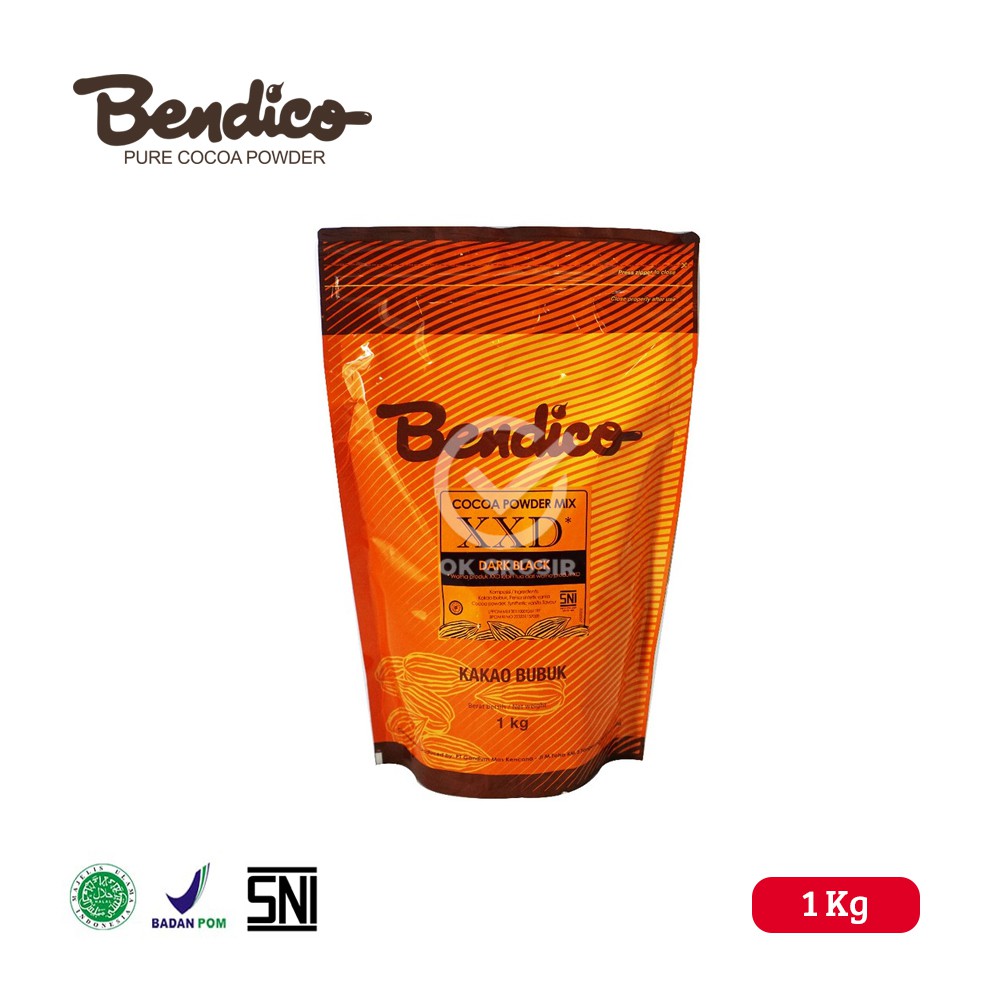 

(1 Kg) Bendico Cocoa Powder XXD / Coklat Bubuk Hitam / Cocoa Black / Coklat Blackforest