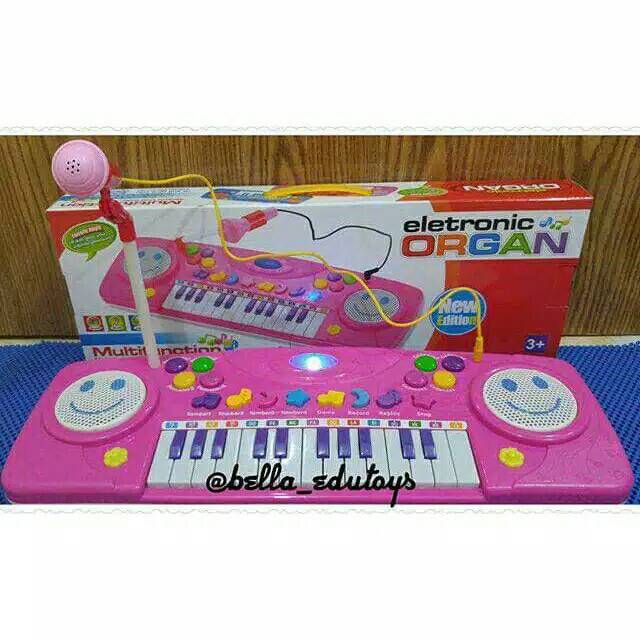 MAINAN PIYANO ELEKTRONIC / PIYANO DENGAN MIC / PIYANO ANAK ANAK / ELEKTRONIK ORGEN