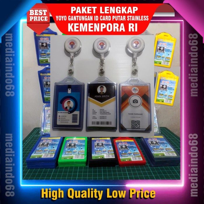 

Sale Yoyo Gantungan Id Card Putar Stainless-Logo Kemenpora Ri Hemat