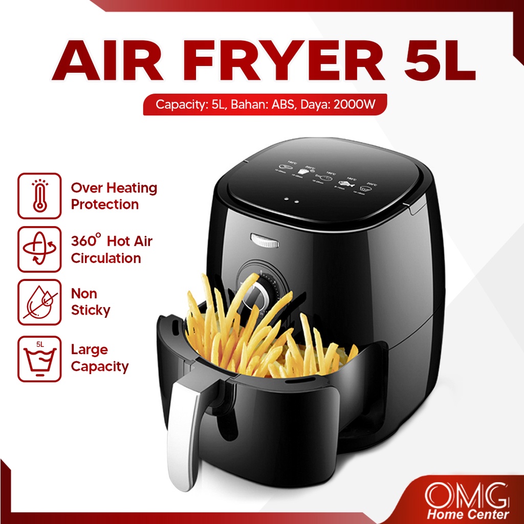 Jual AIR FRYER Mesin Penggoreng Tanpa Minyak Low Watt Kapasitas Besar ...