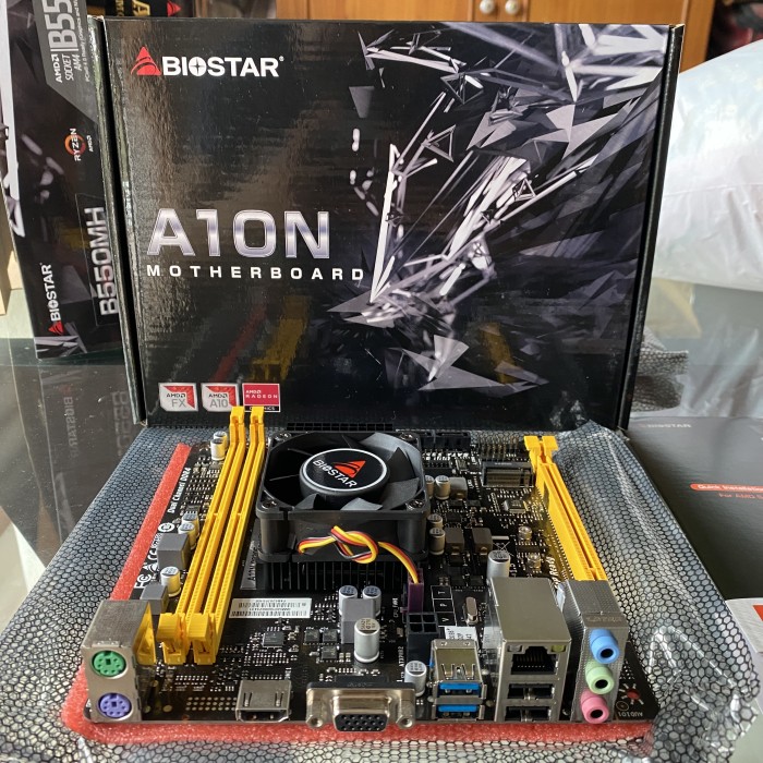 Biostar A10N-9830E Bundle AMD FX-9830P Processor Motherboard DDR4