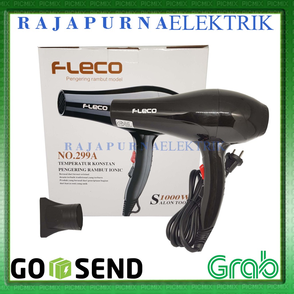 Hair Dryer - Pengering Rambut Ionic 1000Watt FLECO 299A ORIGINAL