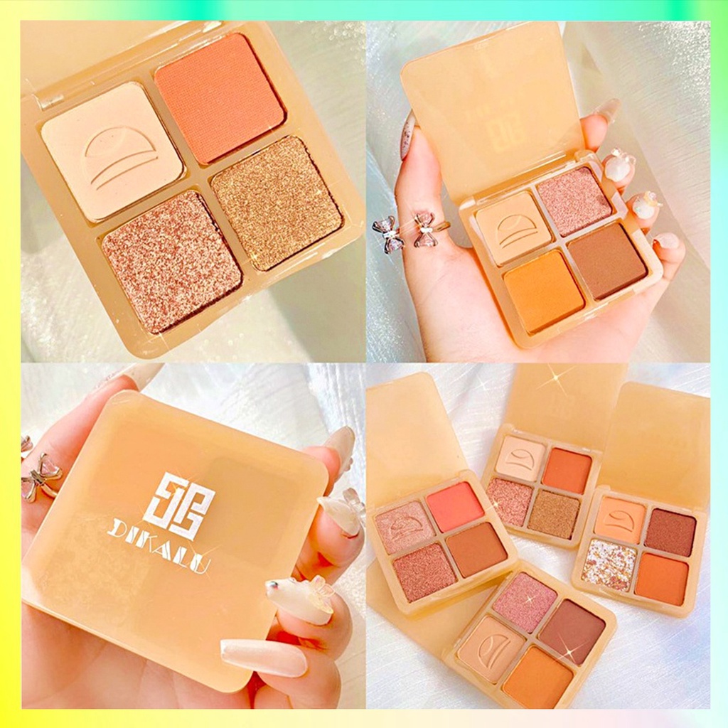 DIKALU COCO VENUS Korean Eyeshadow Paw Pallete Matte Palet 4 Warna Waterproof And Drable XX038