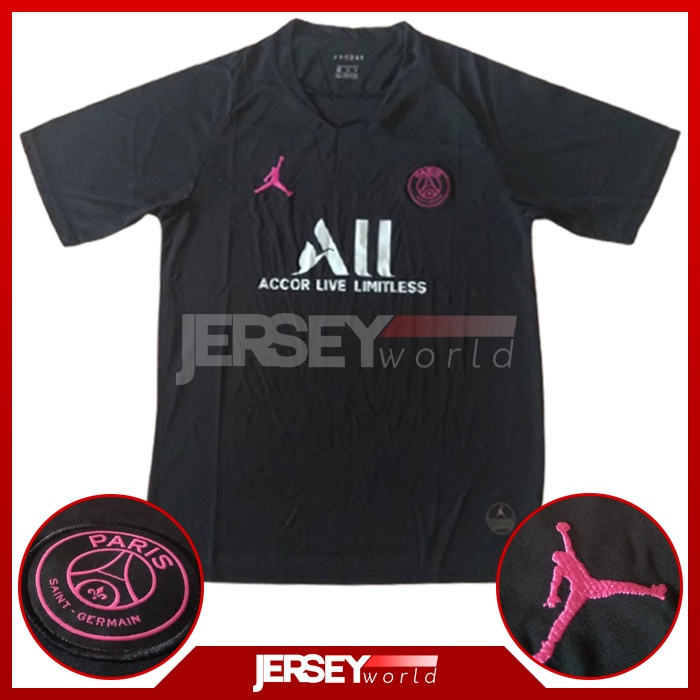 Jersey Celana PSG Paris Saint Germain GK Kiper Jordan Hitam 2019-2020 Premium Grade Ori Impor