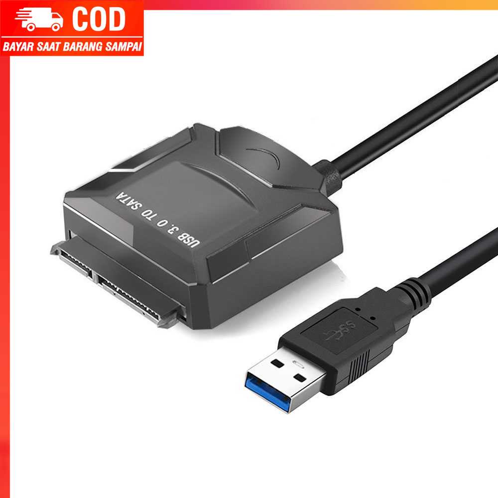 (100% BARANG ORI) Kabel Adapter USB 3.0 to SATA for 3.5 / 2.5 Inch HDD SSD