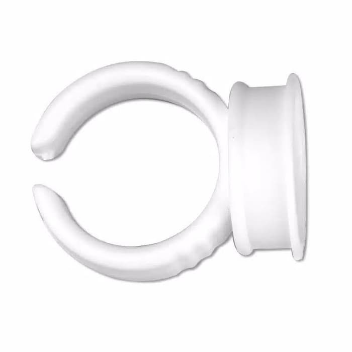 100 pcs Cincin Lem Bulu Mata Ring Glue Eyelash Extension Holder Ring