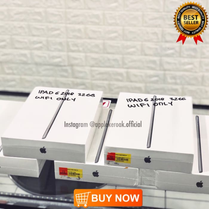 IPAD GENERASI 6 32GB 2018 WIFI ONLY NEW BNIB AK32 | Shopee