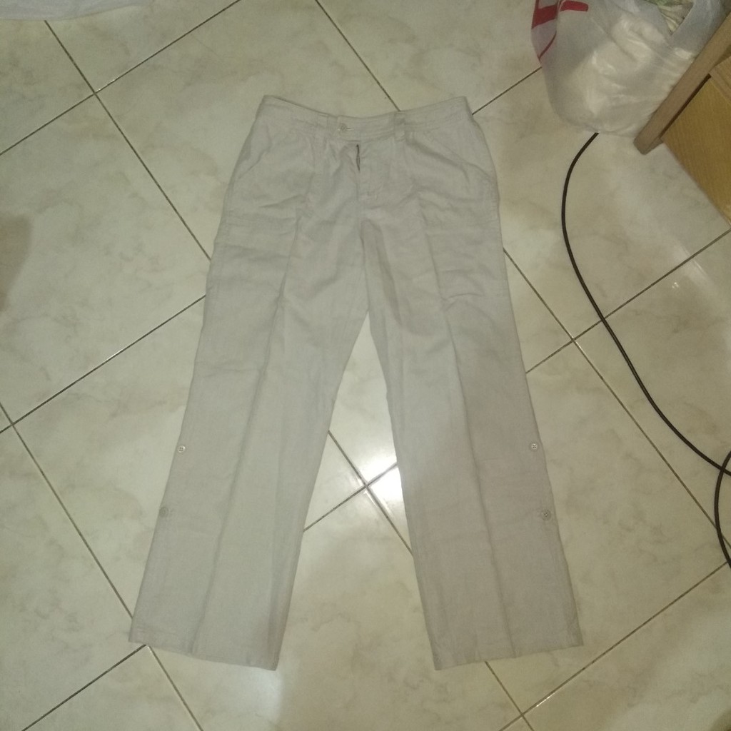 GIORDANO Original Preloved Second Bekas Celana Panjang Kerja Bahan pria wanita