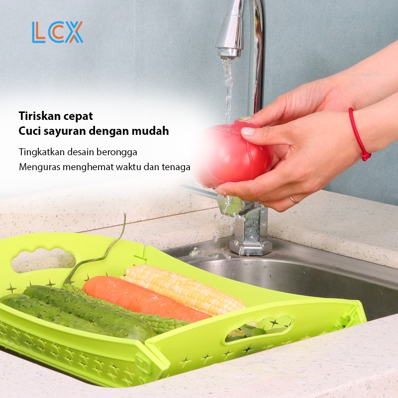 LCX Alas Pemotong Sayuran / Talenan Dapur Serbaguna Talenan Dapur Plastik VS-48