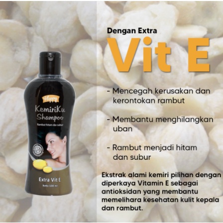 Happy Shampoo KemiriKU 100 ml / SHAMPO KEMIRIKU AMPUH MENGHILANGKAN UBAN / Happy Shampoo Kemiriku 10