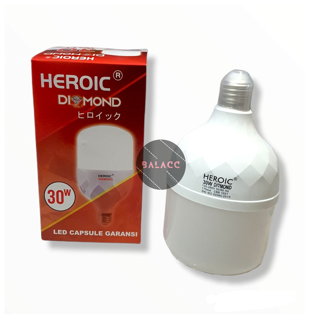 Lampu LED HEROIC DIAMOND 30 WATT BERGARANSI