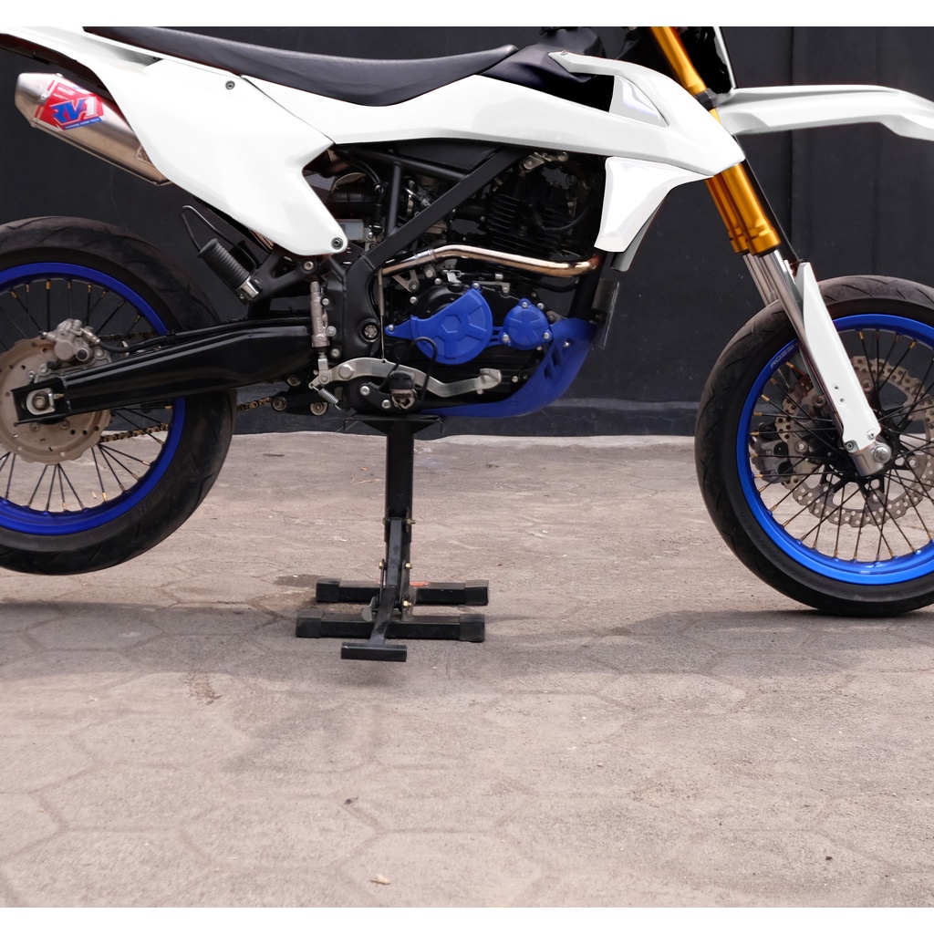 Cover Pelindung Mesin Engine Guard Pelindung Mesin Plus Blok HRV Pnp KLX 150 BIGFOOT