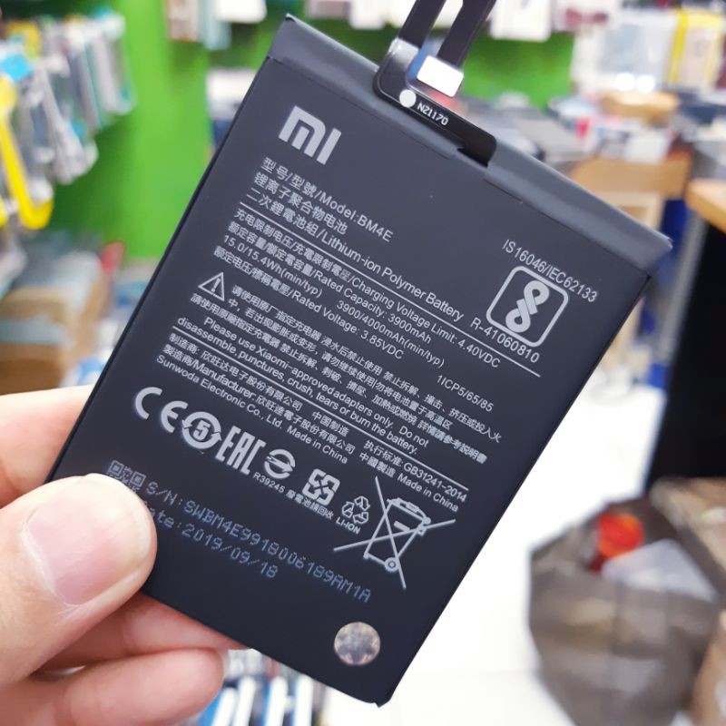 Baterai Pocophone F1 BM4E Original 100% - BM4E Battery Original For Pocophone F1