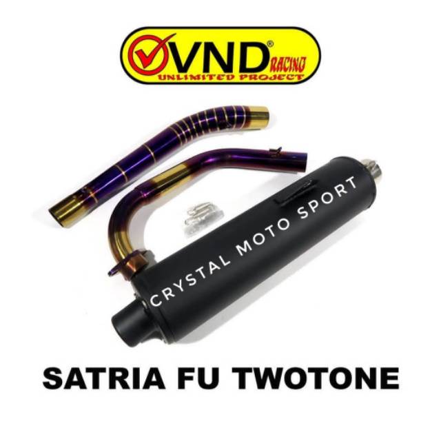 knalpot satria fu knalpot two tone tsukigi satria fu knalpot vnd FU