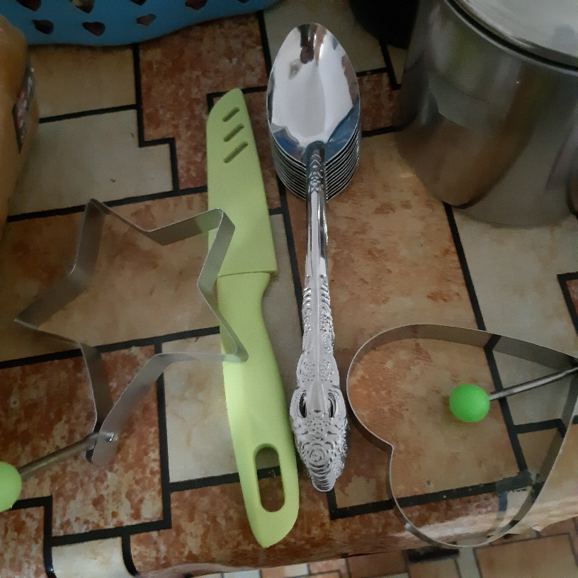 Sendok Makan Gagang Wayang/ Dinner Spoon Wayang Tebal Berat 22 Gr