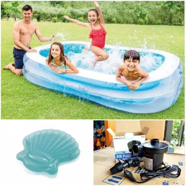 Kolam renang intex ukuran besar - kolam renang anak dan bayi - swimming pool - kolam renang karet