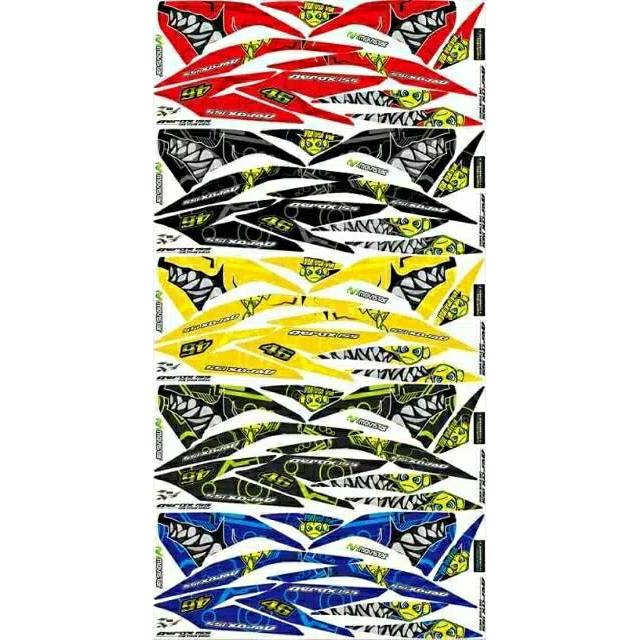 Striping Yamaha Aerox 155/ stiker variasi yamaha Aerox 155