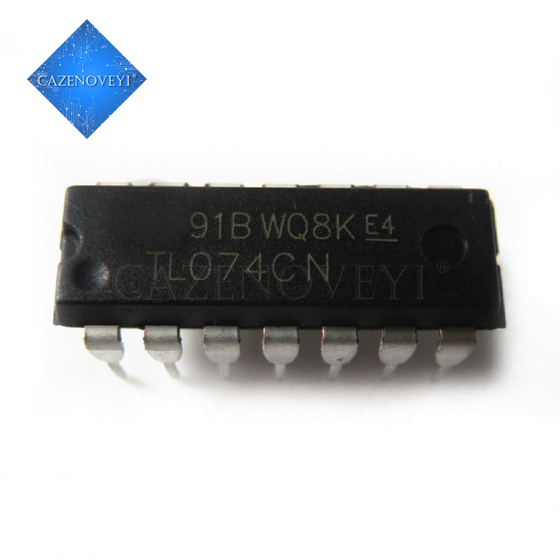 10pcs Ic Tl074Cn Tl074 074cn Dip-14