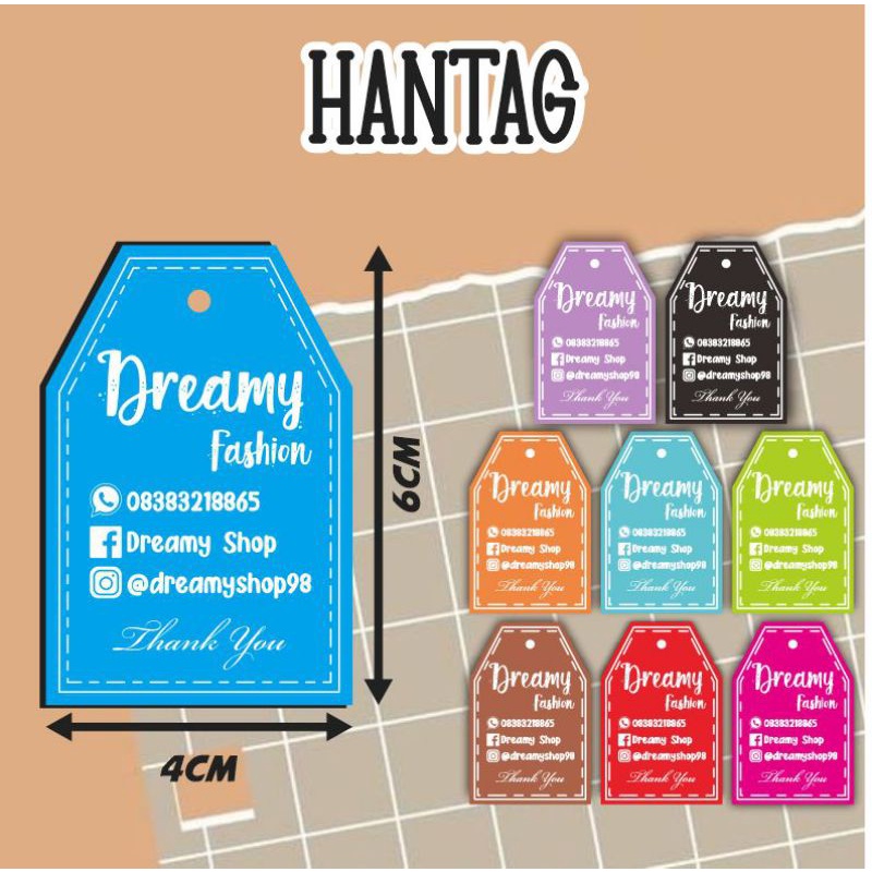 

[MURAH] HANTAG 46 50Pcs