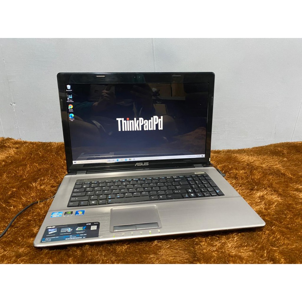Laptop Gaming Desain Asus A73S Core i7 2530QM Nvidia Mulus