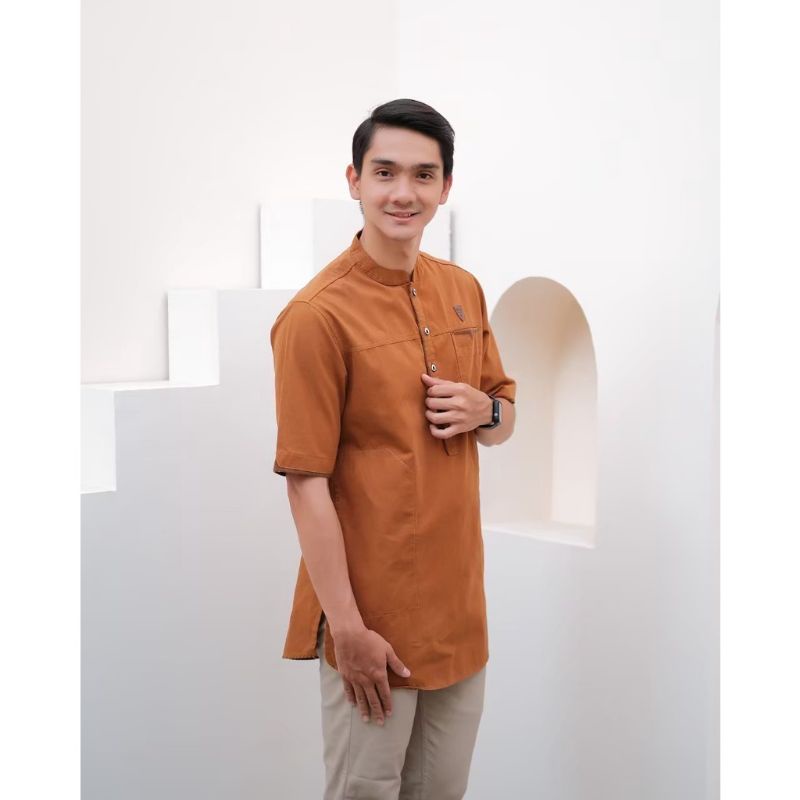 Koko Kurta Couple Ayah dan Anak  HABIBIE Original Premium Katun Madinah