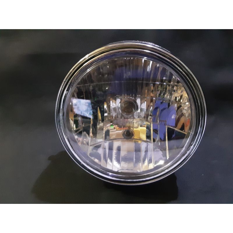 LAMPU DEPAN NINJA BULAT CHROME NINJA SS R KW SUPER HIGH QUALITY