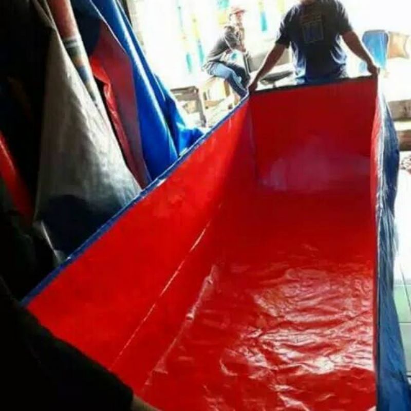 Terpal kolam ikan A5 A8 A12 kolam terpal ikan terpal kolam lele terpal kolam tebal bisa bayar cod