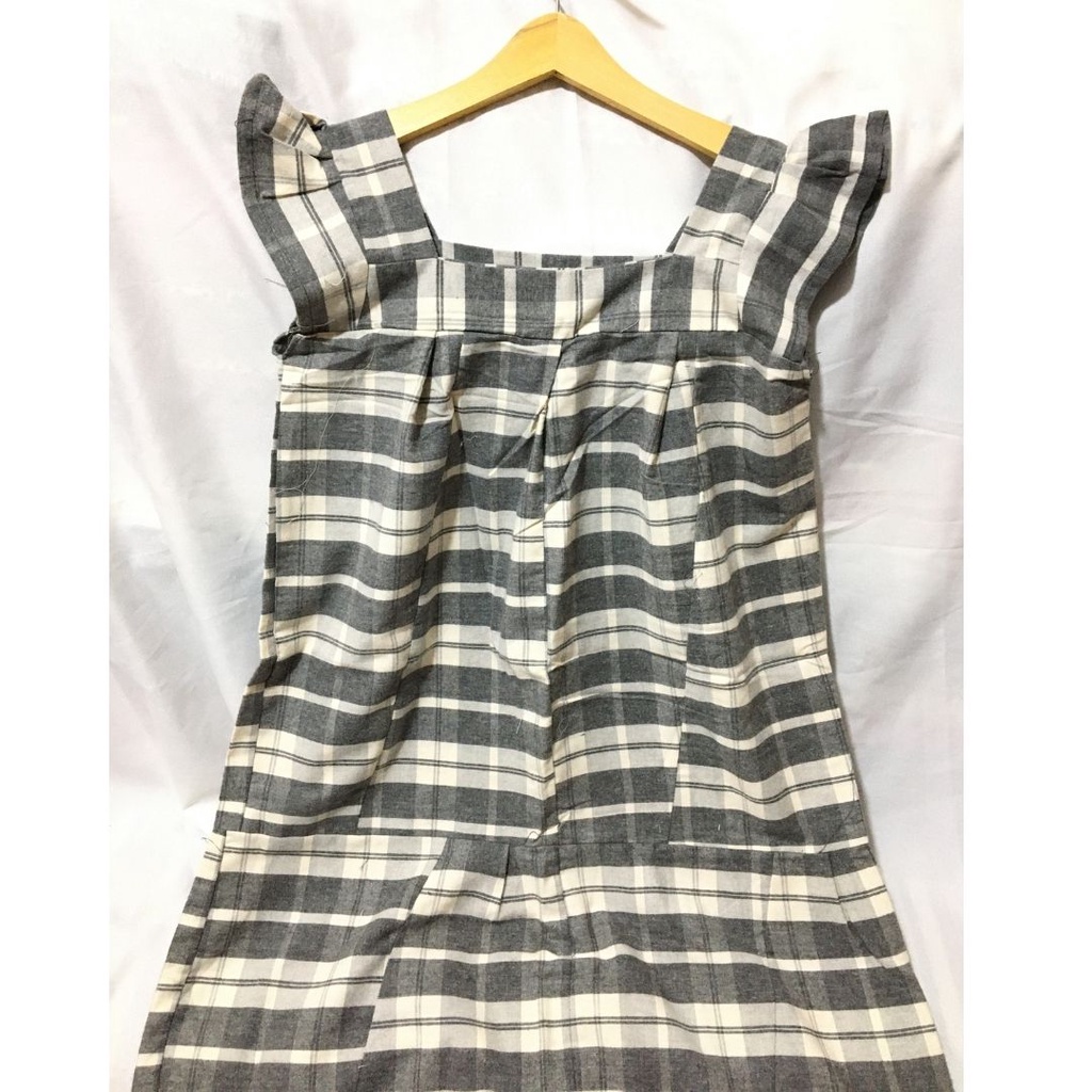 Daster Sambung Viral PART 2 - Daster Payung - Daster Perca - Daster Busui Rayon-tartan grey yks