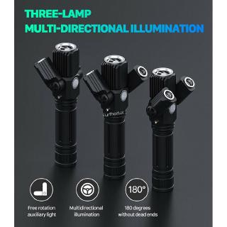 1 Set Lampu  Depan Belakang Sepeda  Gunung Led Dapat Diisi 