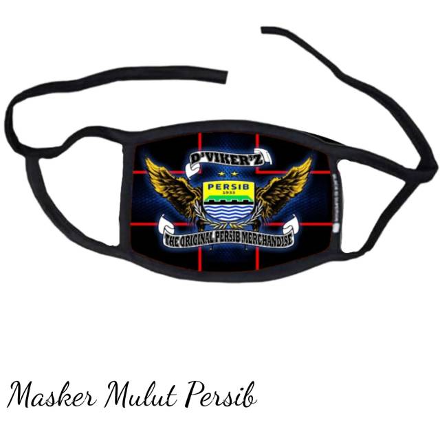 Masker mulut persib murah pria wanita