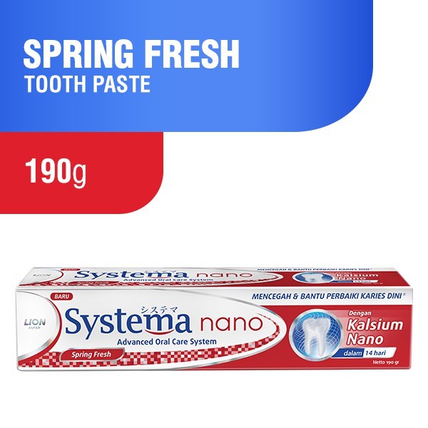 PASTA GIGI SYSTEMA SPRING FRESH/MENTHOL BREEZE 190 GR