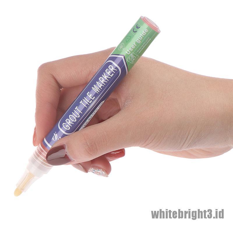 ❤White3 Warna Putih❤ Pen Perbaikan Gap Ubin Anti Air / Jamur