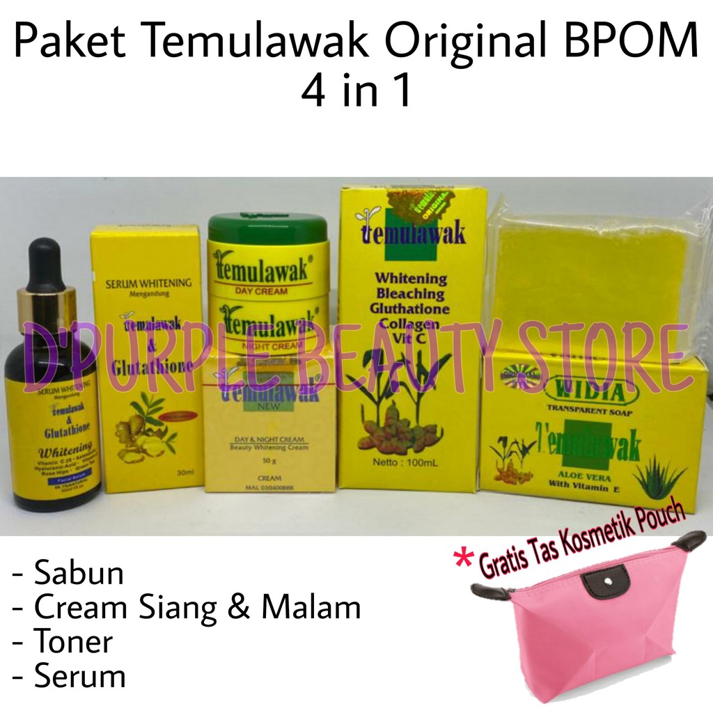 Paket Temulawak Original BPOM 4 In 1