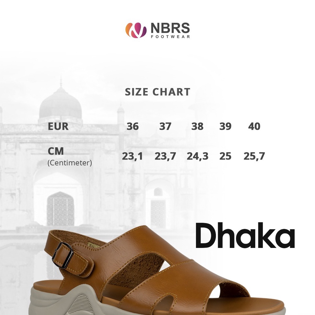 Nibras Footwear Dhaka Casual dan Simple yang Nyaman Dipakai Bahan Faux Leather by NBRS