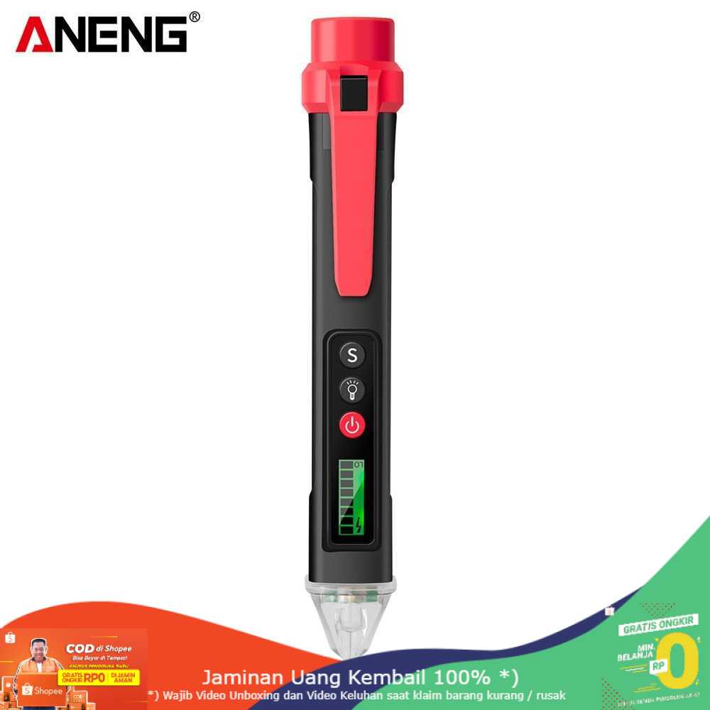 (BISA COD) RVOSTR ANENG Tester Non Contact AC Voltage Alert Detector 12V-1000V - VC1010