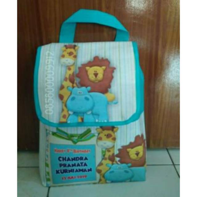 

Goodie bag ultah model ransel custom animal