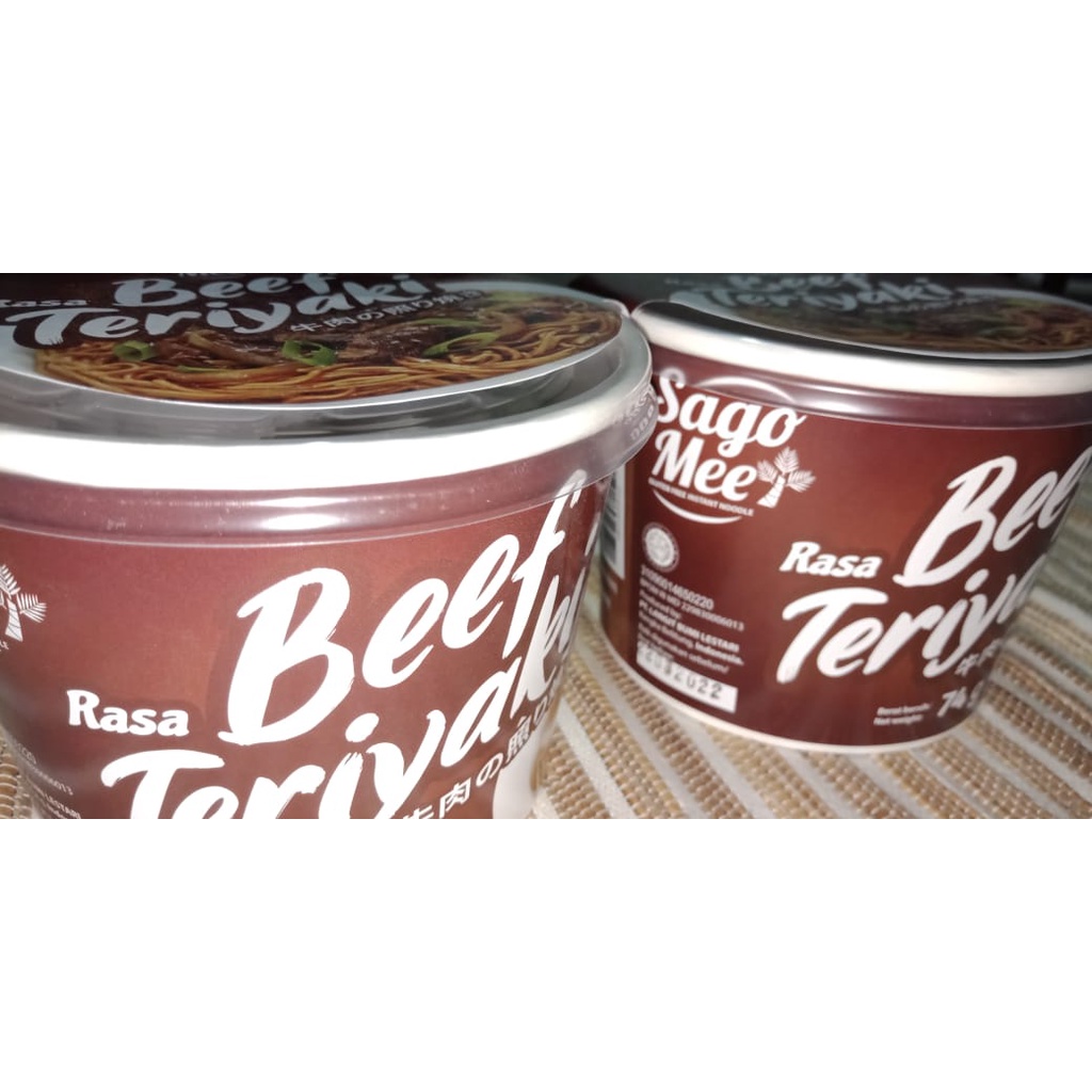 

Mie Gluten Free-Sago Mee Cup Beef Teriyaki