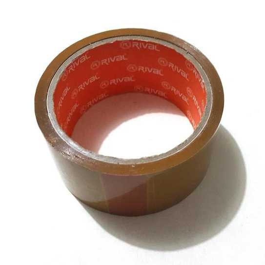 

FZN -Lakban/Plakban Coklat / Solatip / Packing Tape 2"(45 mm) RIVAL TAPE