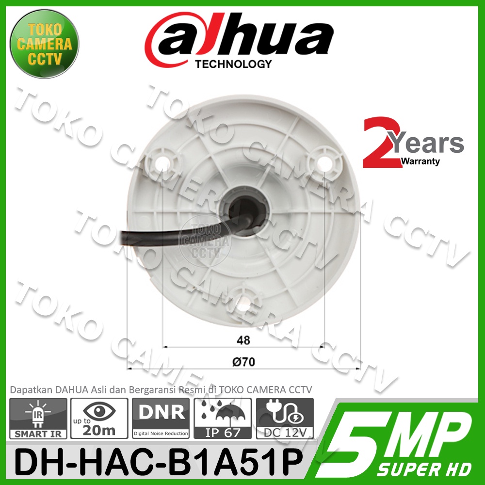 KAMERA CCTV OUTDOOR DAHUA 5MP CAMERA CCTV DAHUA 5MP HDCVI