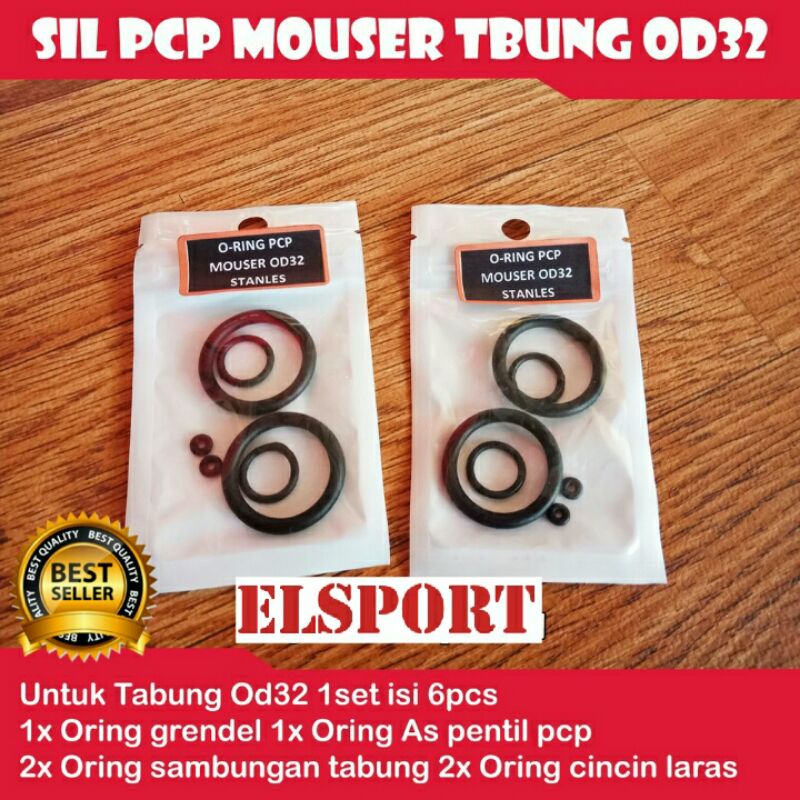 sil oring pcp mouser tabung od 32-sil pcp-oring mouser-pompa pcp