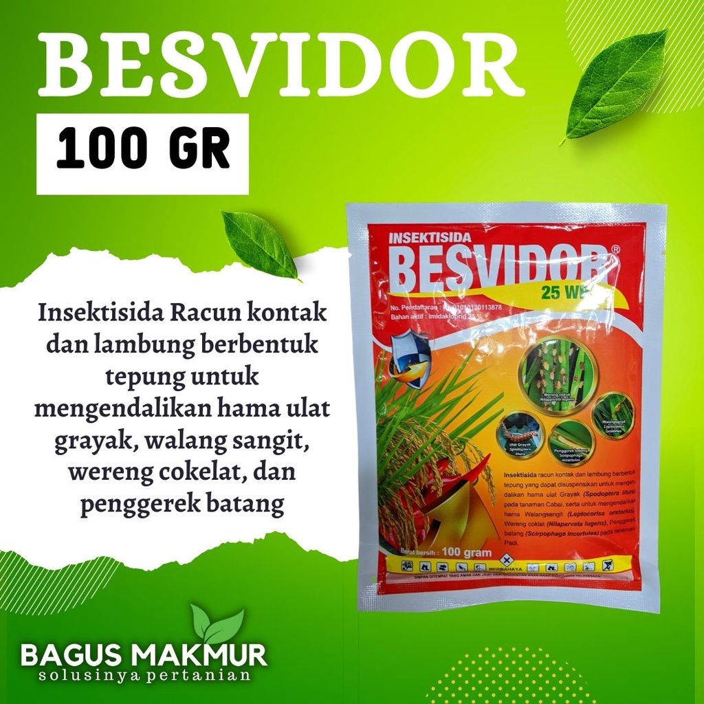 INSEKTISIDA BESVIDOR 100 GR