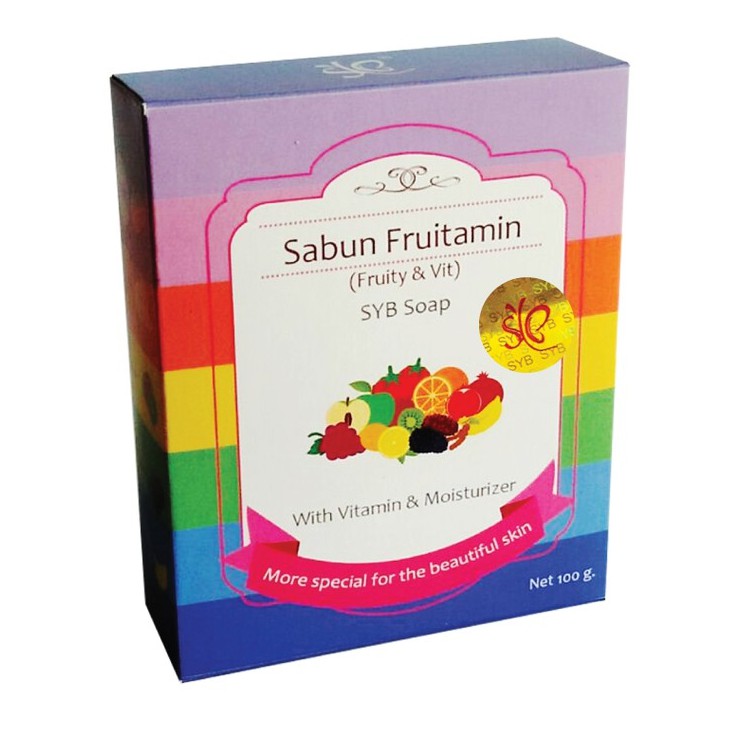 SYB Sabun Fruitamin GIRLSNEED77 Sabun Pembersih Tubuh