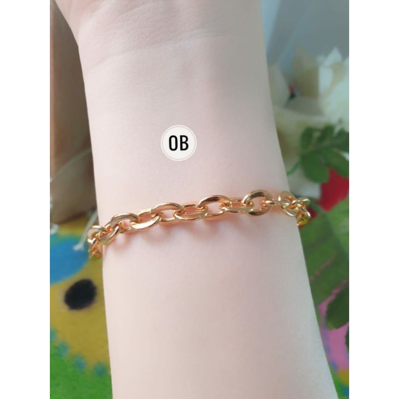 COD Perhiasan Gelang Xuping Lapis Emas N09122000